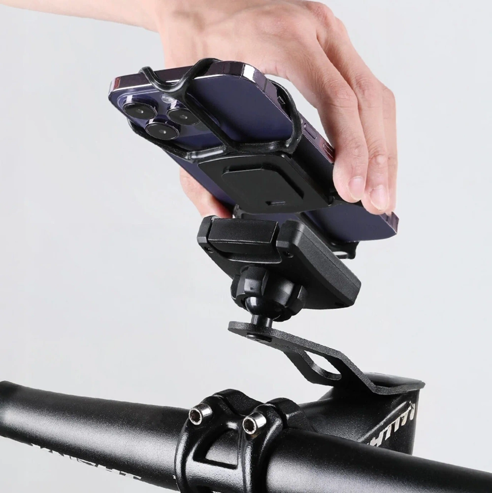 Uchwyt rowerowy na telefon z szybkim wypinaniem | Obrotowy 360° uchwyt na kierownicę | 08CN0019 - obrazek 2