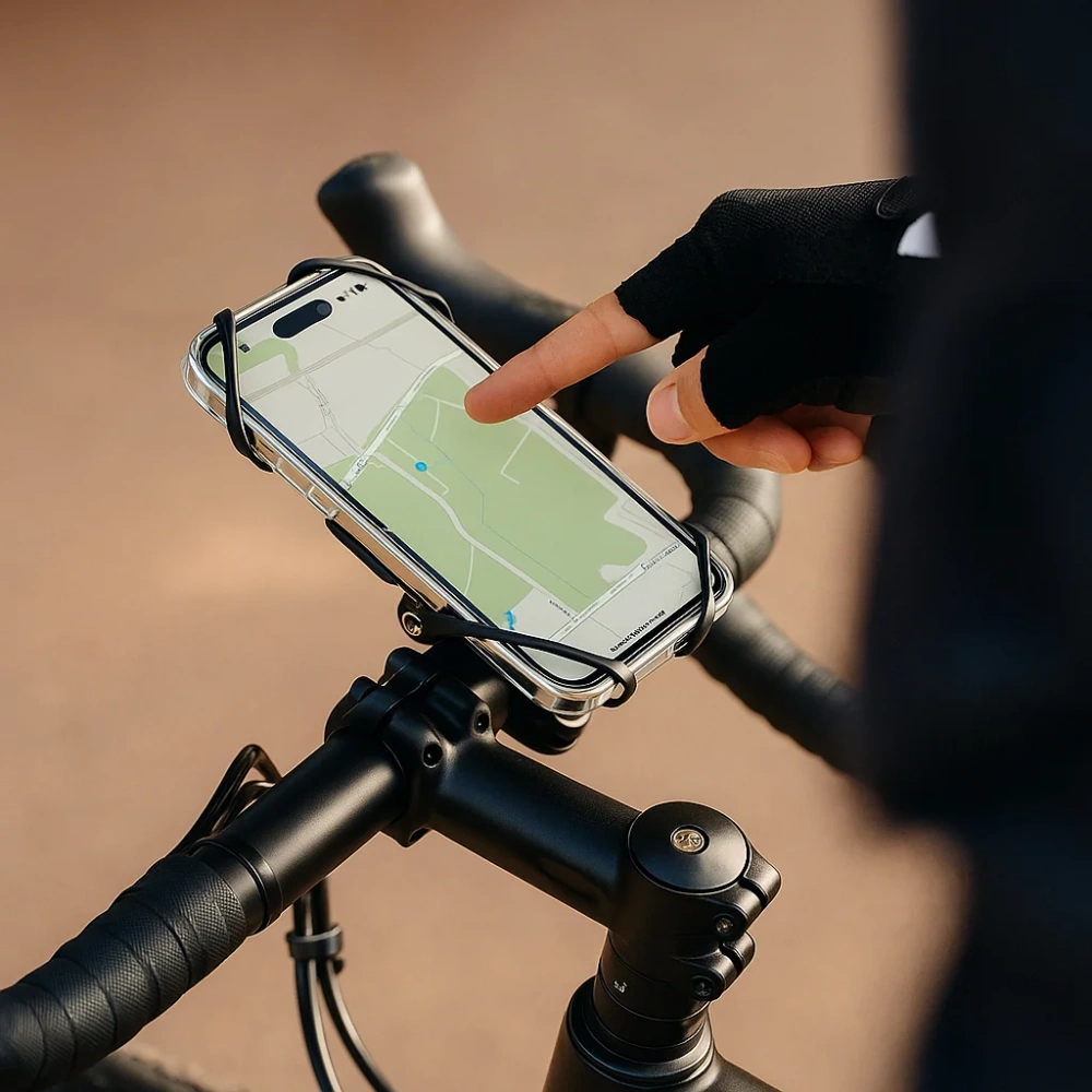 Uchwyt rowerowy na telefon z szybkim wypinaniem | Obrotowy 360° uchwyt na kierownicę | 08CN0019 - obrazek 10