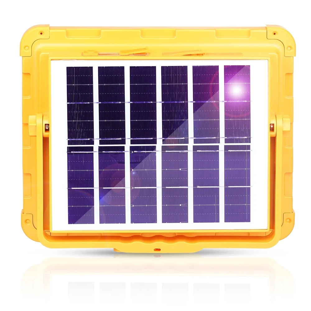 Lampa robocza solarna | Funkcja powerbanku | LED | TGD-200W-YELLOW - obrazek 8