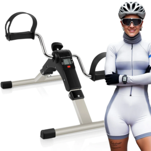 Mini rowerek treningowy z regulacją oporu i licznikiem LCD | Składany rowerek rechabilitacyjny do ćwiczenia rąk i nóg | Rotor | DH-301