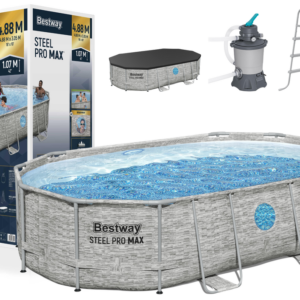 Basen Stelażowy 427 x 250 x 100 cm Bestway 56946