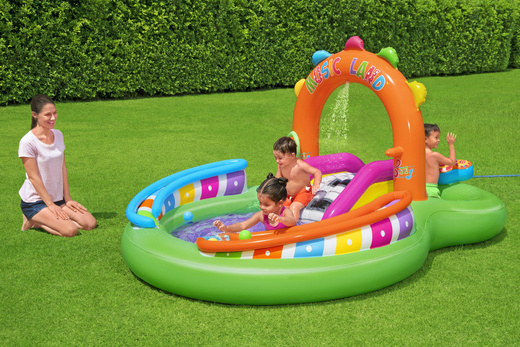 Dmuchany Plac zabaw 295 x 190 x 137 cm Bestway 53117 - obrazek 21