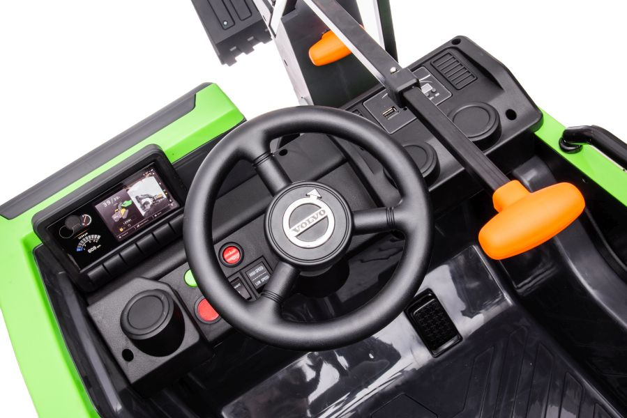 Koparka Na Akumulator Volvo DK-VE888 Zielona - obrazek 8