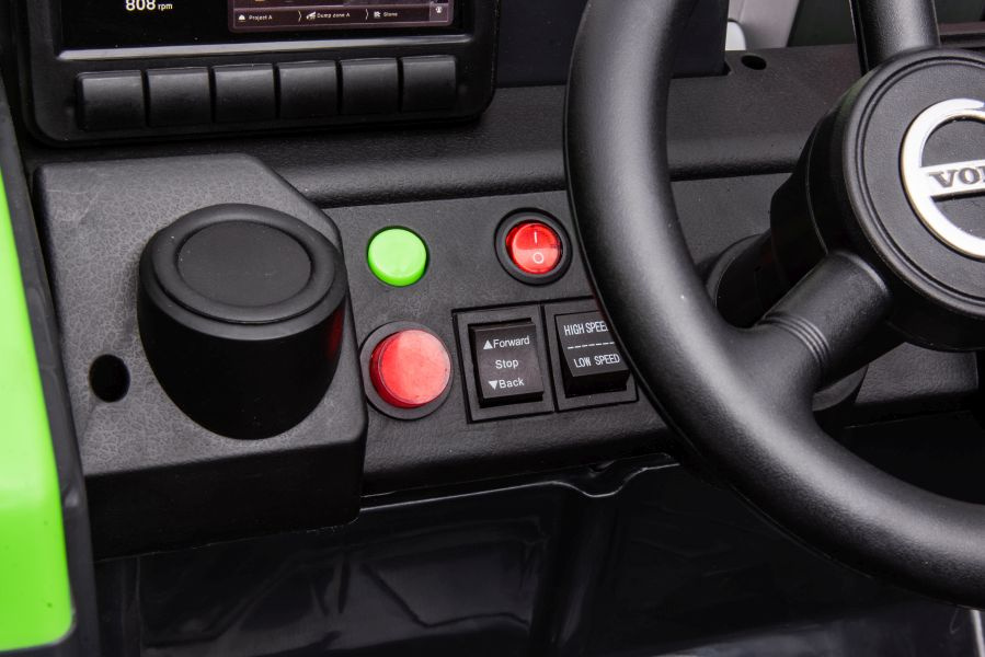 Koparka Na Akumulator Volvo DK-VE888 Zielona - obrazek 9