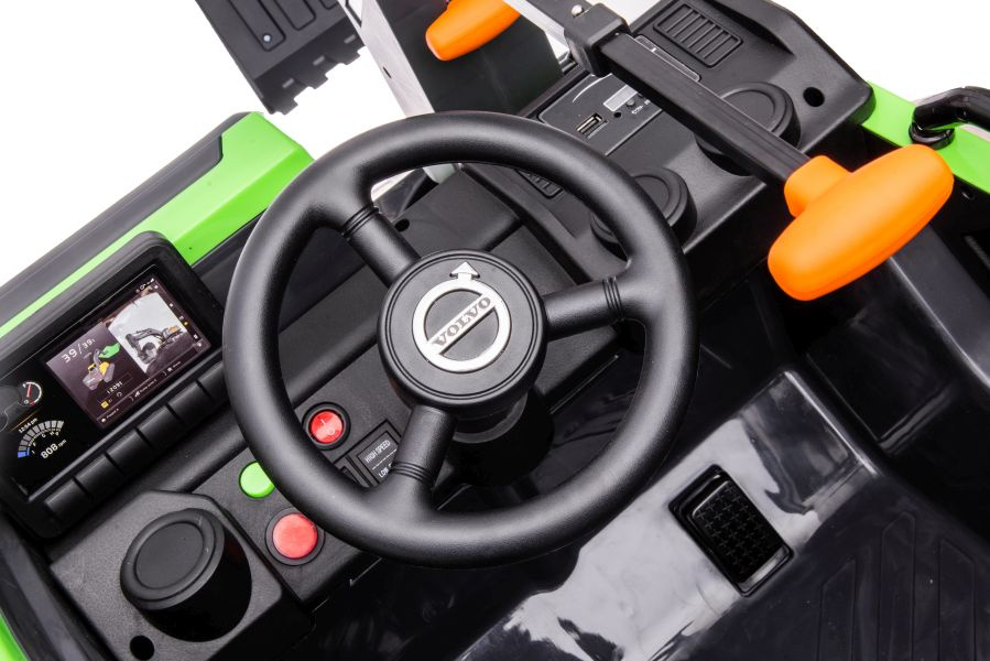 Koparka Na Akumulator Volvo DK-VE888 Zielona - obrazek 10