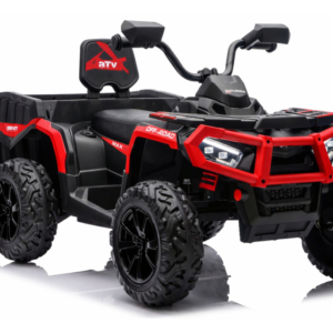 Quad Na Akumulator ATV 6 Kół Z Przyczepką JC606 24V 4×4 Czerwony